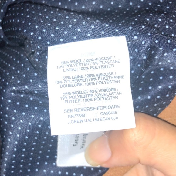 J. Crew Parke blazer in wool flannel size 4 - Picture 9 of 10